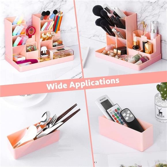 Cute Vertical Pen Organizer, Kawaii Desk Organizer Pen Holder Stationery - Picture 6 of 6